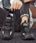 厚底 スポーツサンダル サンダル 厚底メッシュ...の詳細画像3