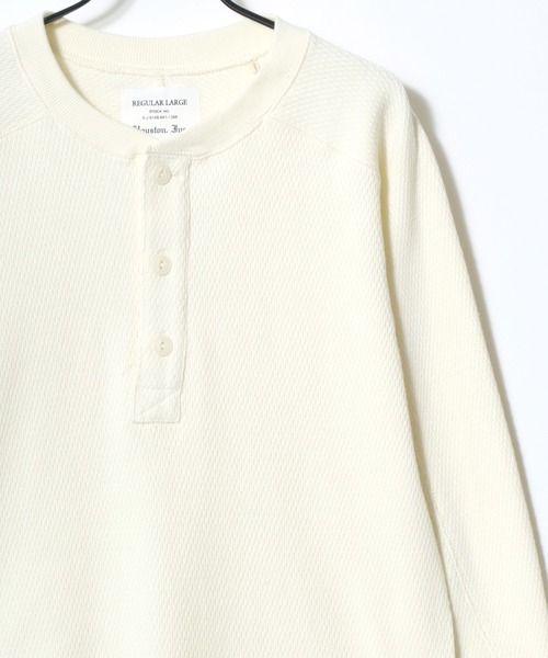 「HOUSTON」 長袖Tシャツ M グレー メンズ_画像3