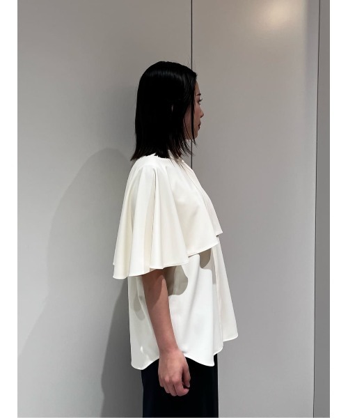 ESTNATION - 新品エストネーション　半袖ボリューム袖ブラウス白#38 ESTNATION（エストネーション） ブラウス シャツ 半袖 ESTNATION