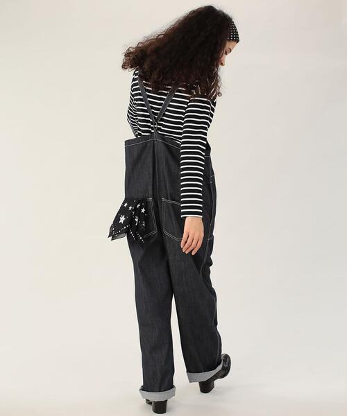 「To b. by agnes b.」 オーバーオール 40 ネイビー レディースの画像