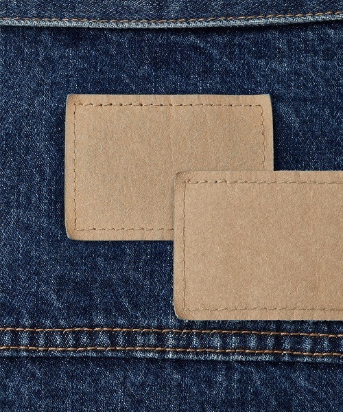 「PERVERZE」 デニムジャケット ONE SIZE ブルー レディースの画像