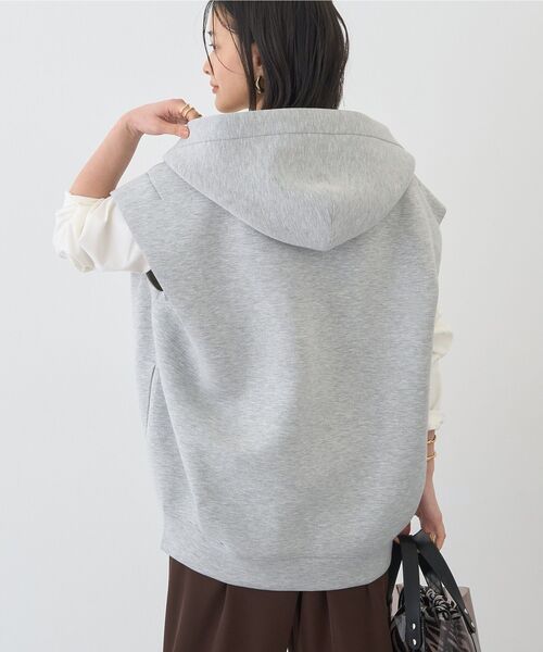 新品　Theory フーディー ベスト ジレ アイボリー AMERICAN HOLIC（アメリカンホリック） ベスト ジレ ポンチZIP