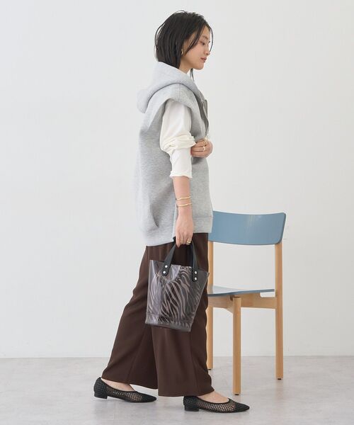 新品　Theory フーディー ベスト ジレ アイボリー AMERICAN HOLIC（アメリカンホリック） ベスト ジレ ポンチZIP