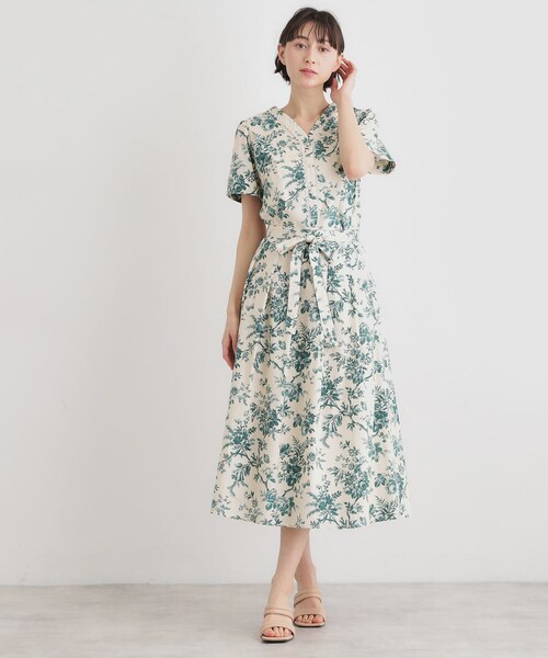 LAURA ASHLEY（ローラアシュレイ） ブラウス シャツ 半袖 「洗える