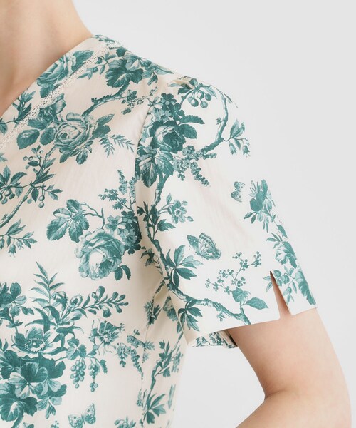 LAURA ASHLEY（ローラアシュレイ） ブラウス シャツ 「洗える 