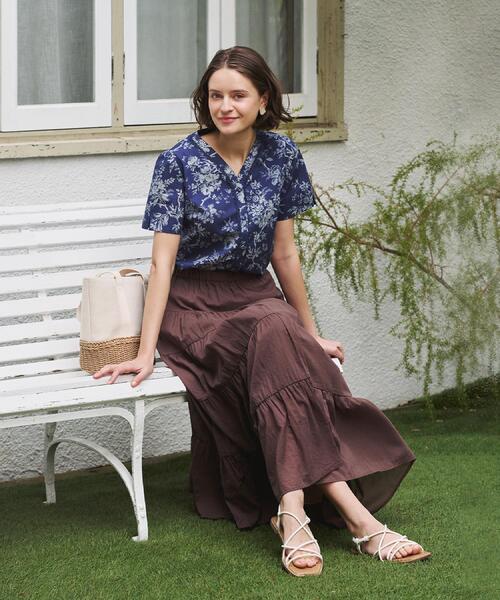 LAURA ASHLEY（ローラアシュレイ） ブラウス シャツ 「洗える