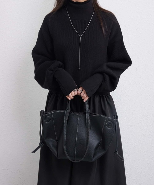 「MAISON DE THERESE」 ドッキングワンピース FREE ブラック レディース_画像8