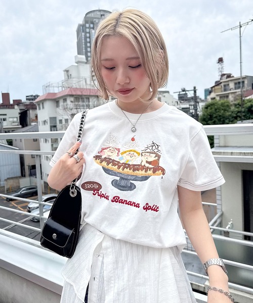 DOUBLE NAME（ダブルネーム） tシャツ Triplet Banana Sprit TEE
