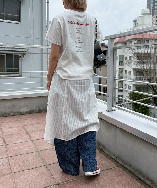 DOUBLE NAME（ダブルネーム） tシャツ Triplet Banana Sprit TEE