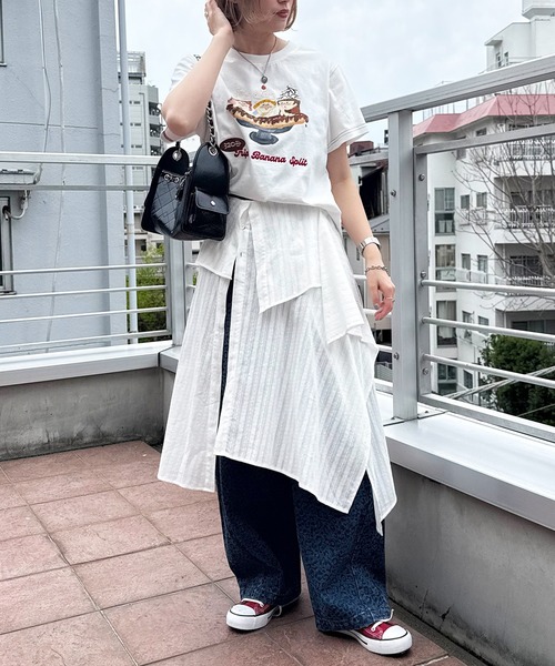 DOUBLE NAME（ダブルネーム） tシャツ Triplet Banana Sprit TEE