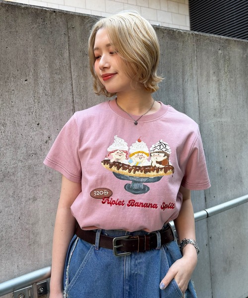 DOUBLE NAME（ダブルネーム） tシャツ Triplet Banana Sprit TEE