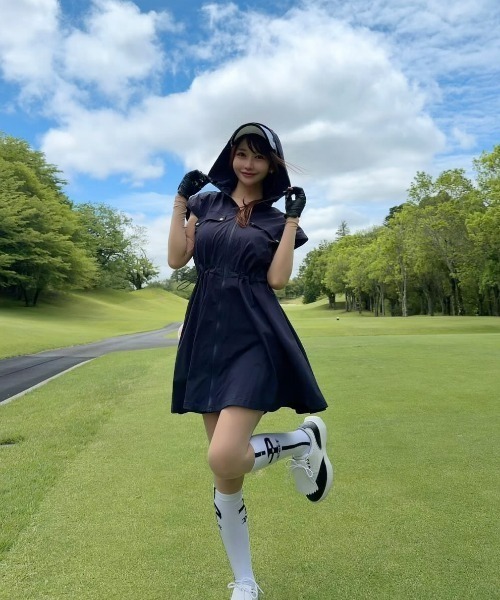 UNDOVE ゴルフ UNDOVEgolf「三枝こころコラボ」ナイロンワンピース