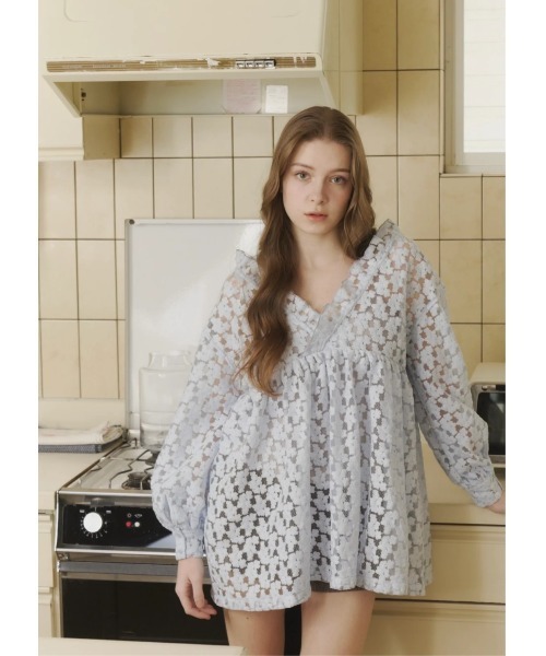 NOTRE emor（ノートルエモア） ワンピース flower jacquard mini dress