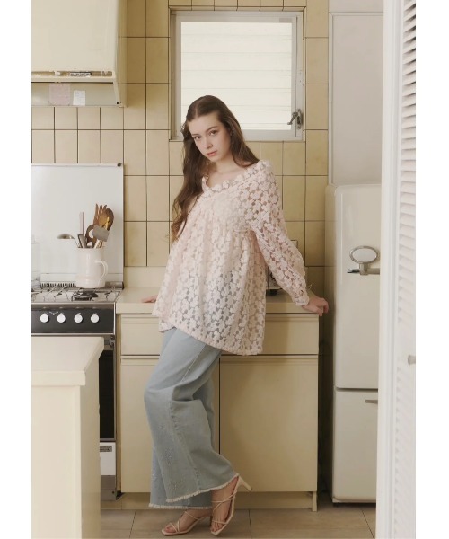 NOTRE emor（ノートルエモア） ワンピース flower jacquard mini dress