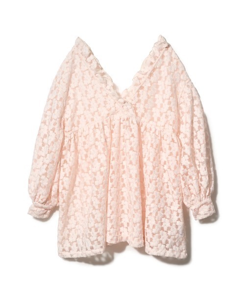 NOTRE emor（ノートルエモア） ワンピース flower jacquard mini dress