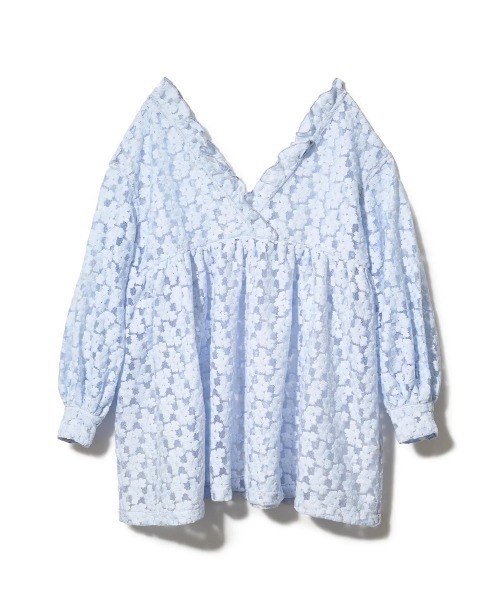 NOTRE emor（ノートルエモア） ワンピース flower jacquard mini dress