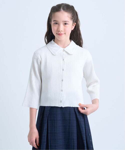 pom ponette junior（ポンポネット ジュニア） ブラウス シャツ 7分袖