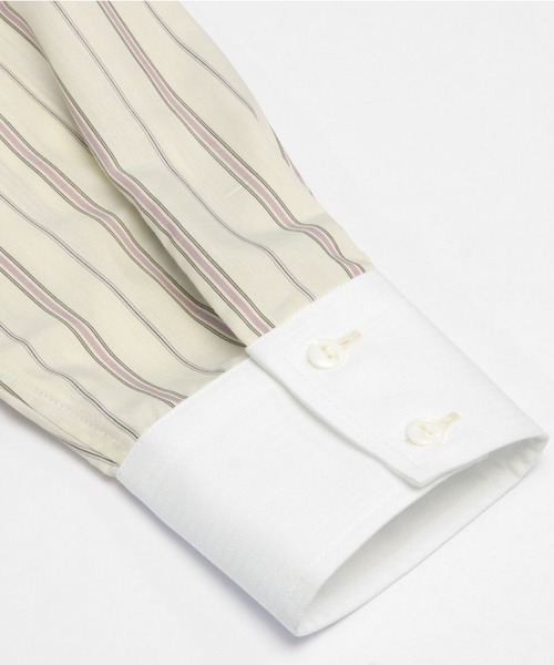 「TOKYO SHIRTS」 長袖ブラウス FREE ベージュ レディース_画像3