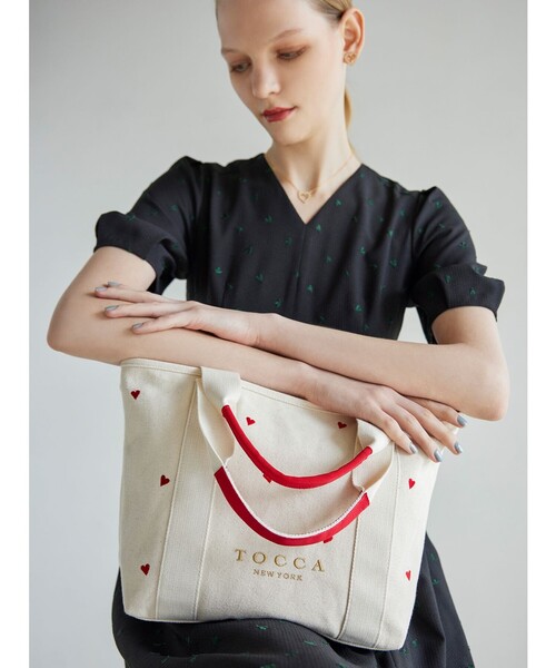 「TOCCA」 トートバッグ F パープル レディース_画像6