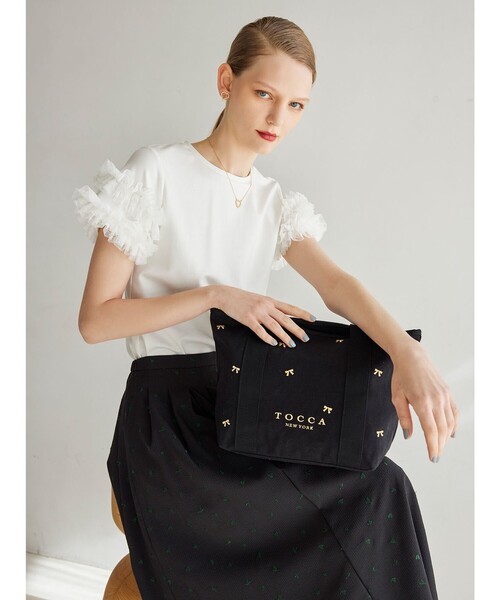 「TOCCA」 トートバッグ F パープル レディース_画像8