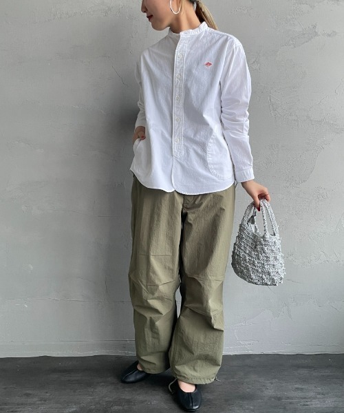 Danton（ダントン） 長袖ブラウス 34 ブルー レディース : ZOZOTOWN