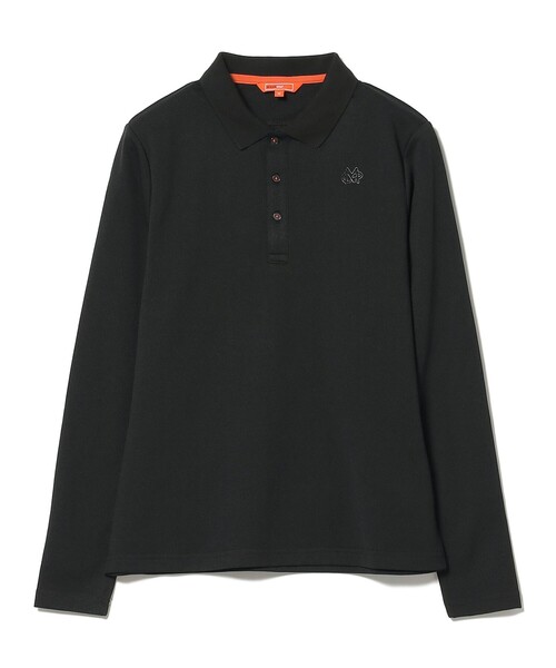 「BEAMS GOLF」 長袖ポロシャツ SMALL ブラック レディース_画像8