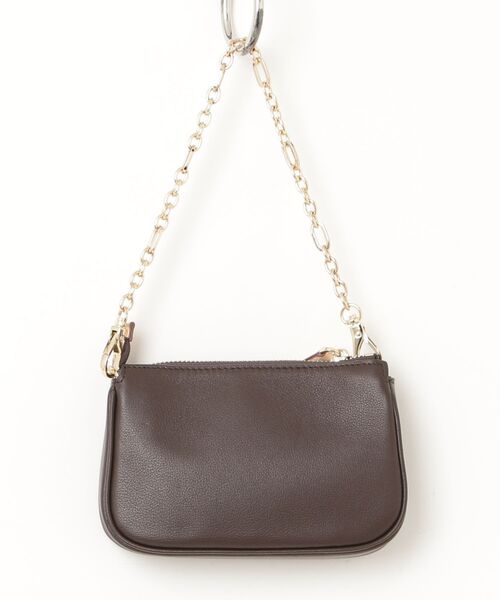 「GOOD GRIEF」 25SS MINI POUCH ハンドバッグ - ブラウン レディース_画像2