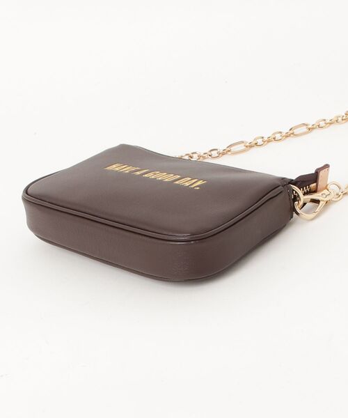 「GOOD GRIEF」 25SS MINI POUCH ハンドバッグ - ブラウン レディース_画像3
