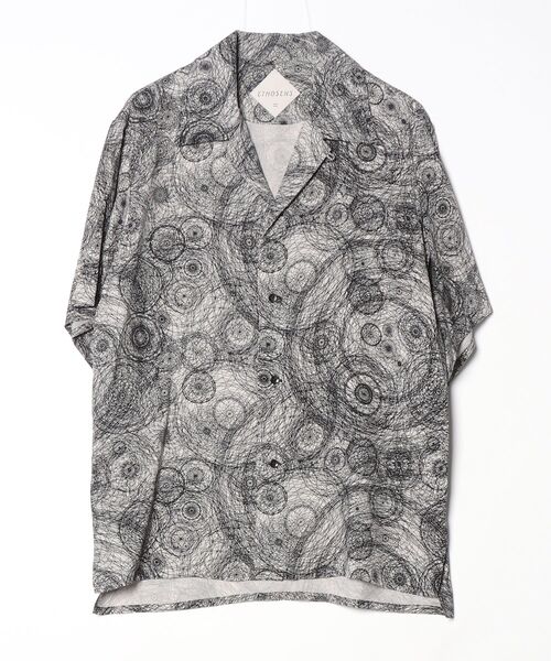 ETHOSENS（エトセンス） シャツ 半袖 「ETHOSENS」Printed shirt