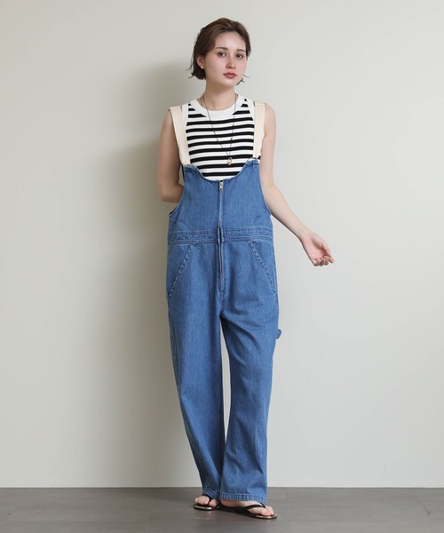 ワンピース ストラップデニムオーバーオール : ZOZOTOWN Yahoo!店