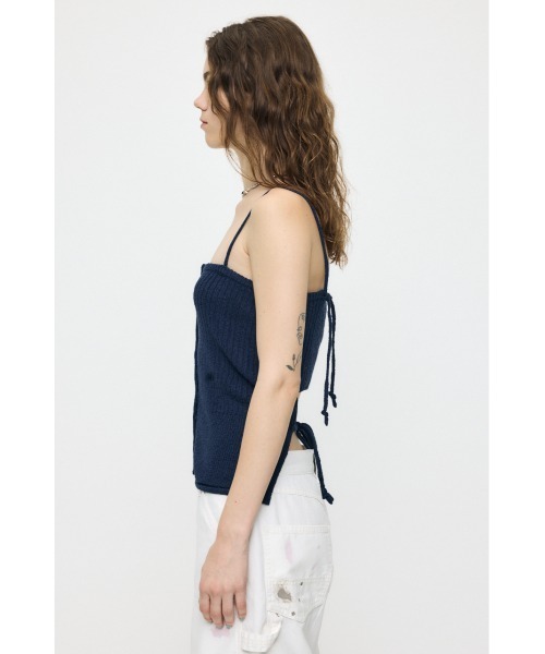 MOUSSY（マウジー） キャミソール 「再入荷」FRONT BUTTON KNIT