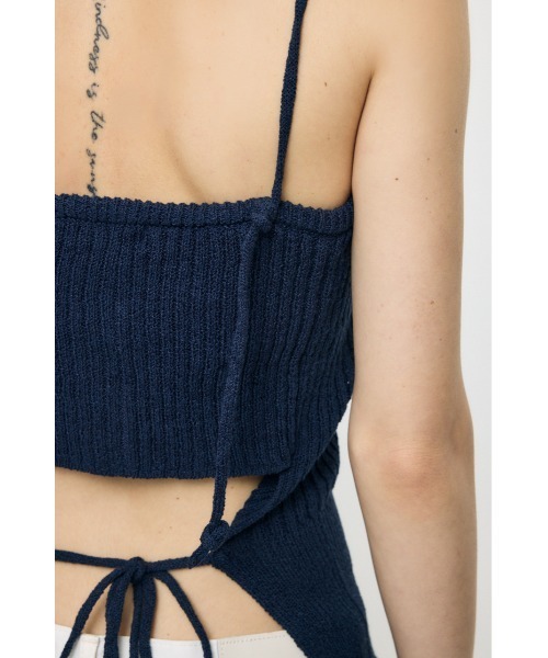 MOUSSY（マウジー） キャミソール 「再入荷」FRONT BUTTON KNIT