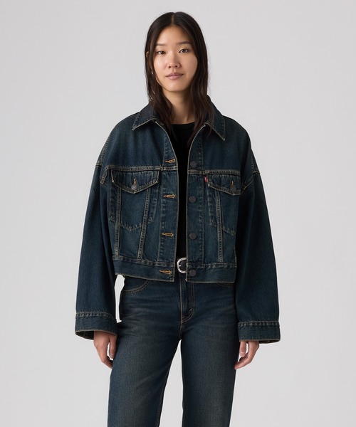 Levi's（リーバイス） デニムジャケット gジャン ルーズ クロップド