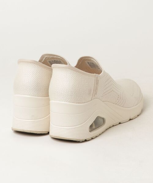 「SKECHERS」 スリッポン 23.5cm ホワイト レディース_画像2