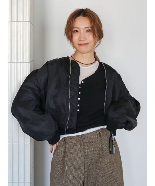 Ungrid（アングリッド） ma1 ma-1 ショートルーズMA-1 レディース 