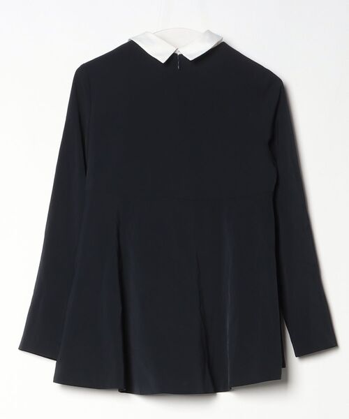 「UNITED ARROWS」 長袖ブラウス 36 ネイビー レディース_画像2