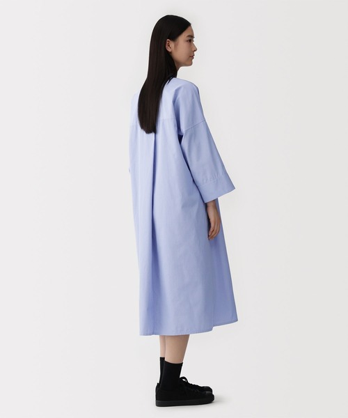 「MUJI Labo」 7分袖ワンピース M グレー レディース_画像6