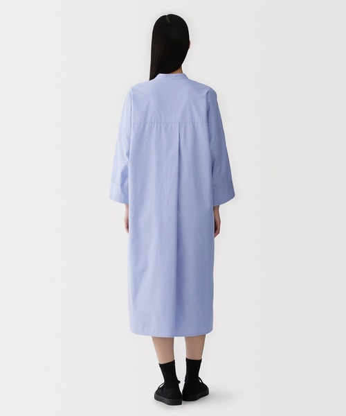 「MUJI Labo」 7分袖ワンピース M グレー レディース_画像7