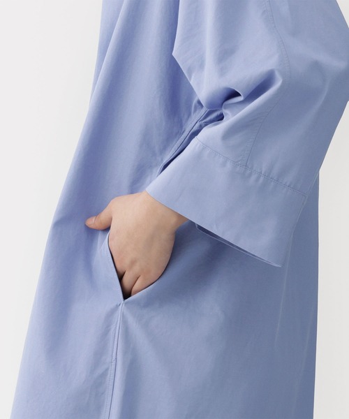 「MUJI Labo」 7分袖ワンピース M グレー レディース_画像9