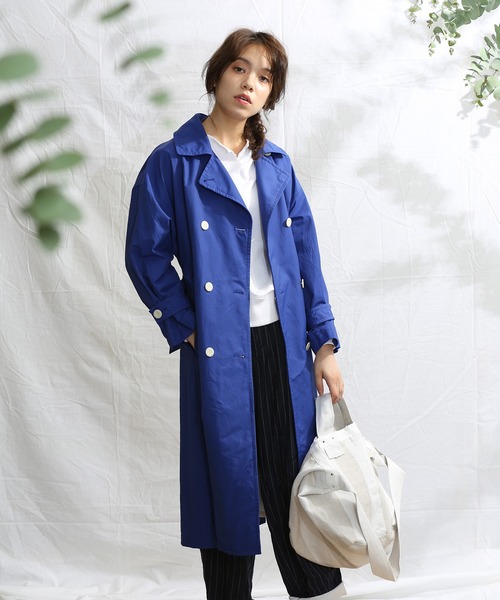 Toiroier トワロニエ　オーバーサイズトレンチコート GARDENに「Toironier」×「DICKIES®」のレイヤードトレンチコート