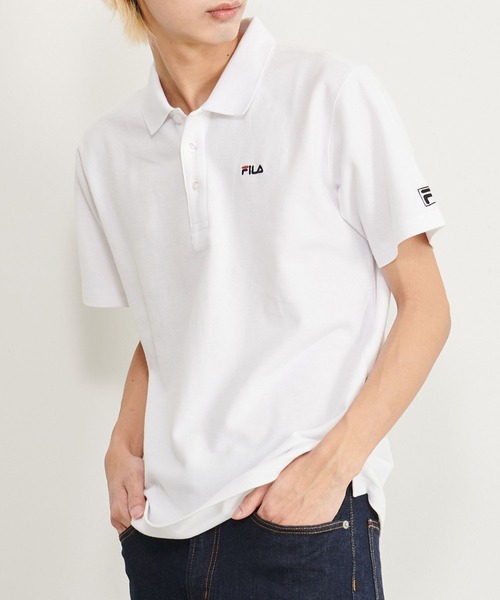 FILA ポロシャツ 「FILA/フィラ」WEB限定 別注 機能付き ワン