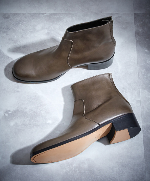 PADRONE BL BACKZIP BOOTS 40サイズ PADRONE パドローネ / BL BACK ZIP BOOTS バックジップレザー