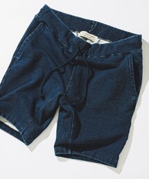 REMI RELIEF パンツ × BEAMS PLUS / 別注 Indigo Sweat Shorts