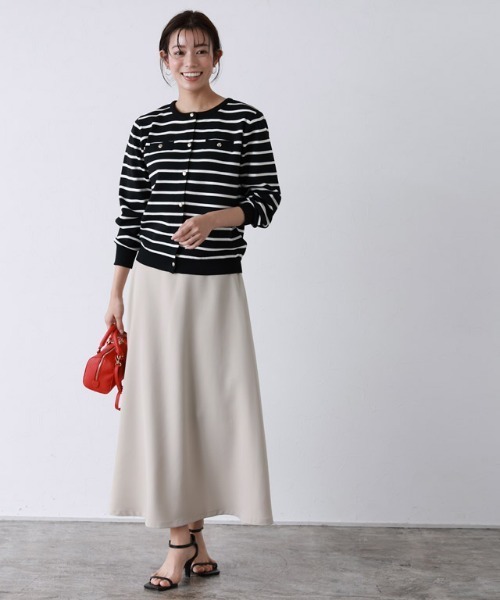 Pierrot（ピエロ） スカート フレアスカート ロング丈 : ZOZOTOWN