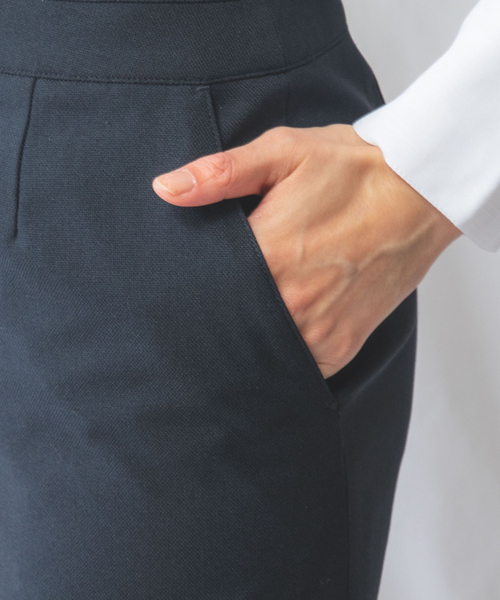 ナラカミーチェ（NARACAMICIE）/【セットアップスーツ対応】オックスストレッチスカート NARACAMICIE（ナラカミーチェ） スカート 「セットアップスーツ対応