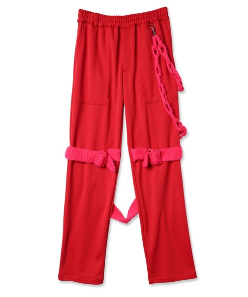 パンツ amok 21AW track pants セール】a.p.o.v. -ankoROCK's select- センタープリーツサイド