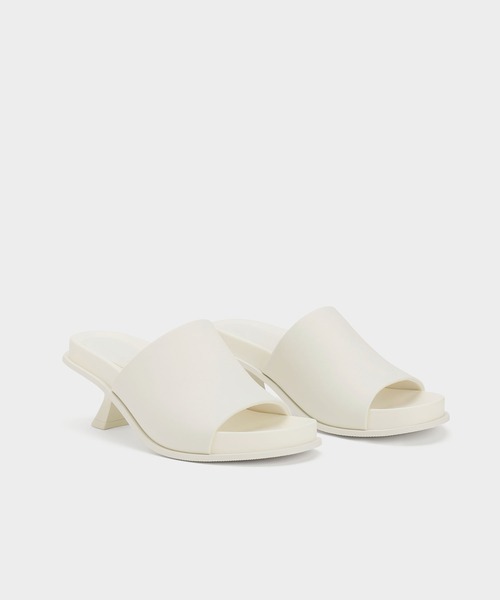 CHARLES ＆ KEITH サンダル Clio クリオ スラントヒールミュール