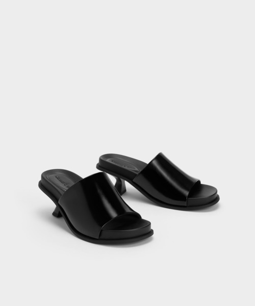サンダル・ミュール Carel Sandals CHARLES ＆ KEITH サンダル Clio クリオ スラントヒールミュール