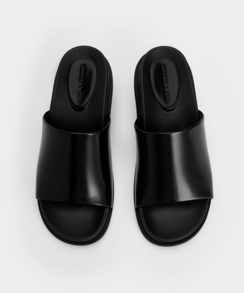 サンダル・ミュール SANDAL CLETHRA CHARLES & KEITH サンダル Clio クリオ スラントヒールミュール