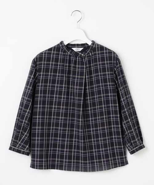 J.PRESS（J.プレス） tシャツ TW ストライプ＆チェック カットソー 